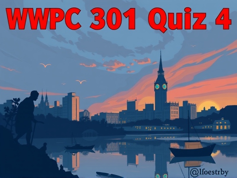 wpc 301 quiz 4