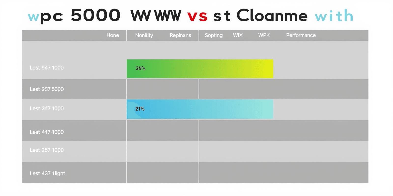 WPC 5000 vs Competitors: Performance Comparison