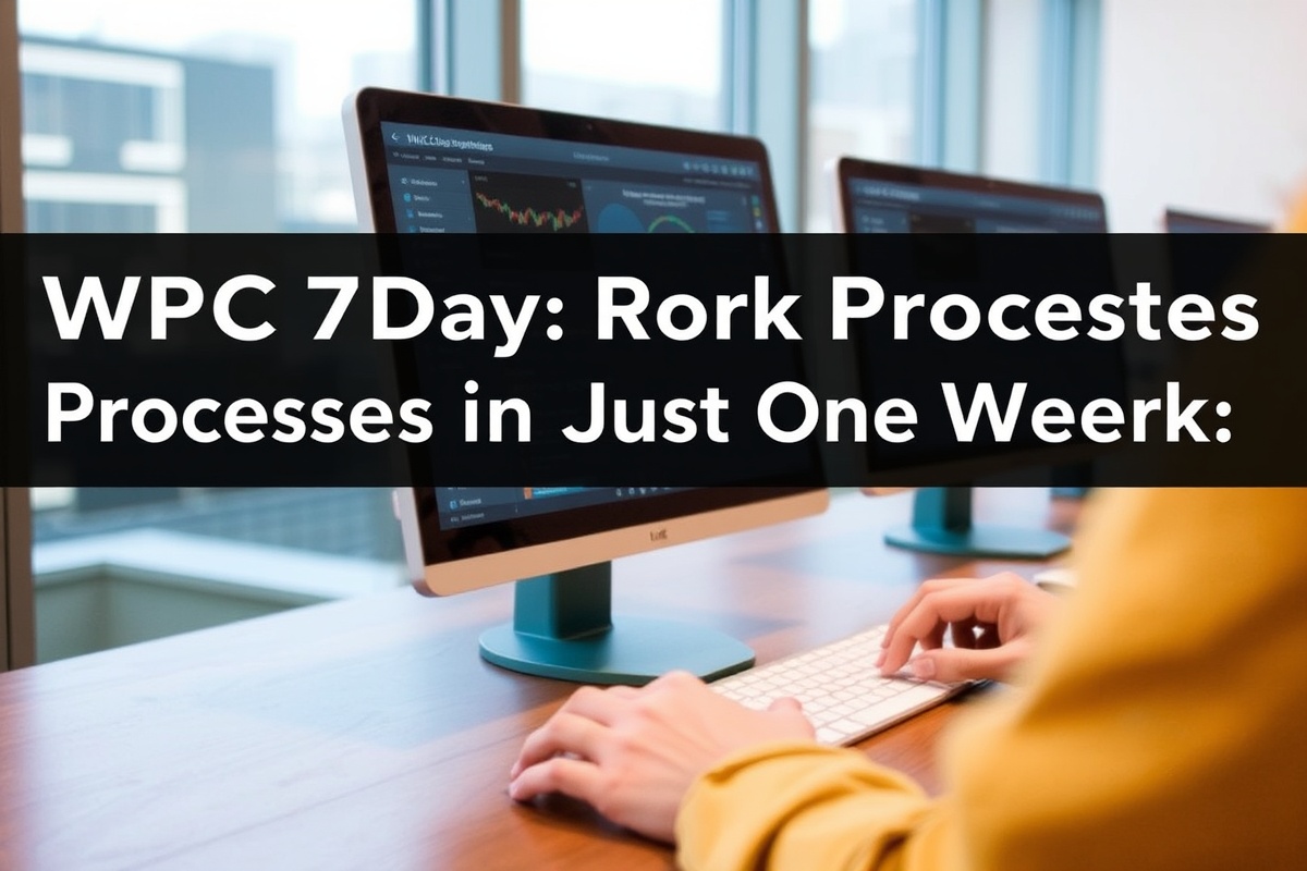 WPC 7Day Review: Streamlining Work Processes in Just One Week