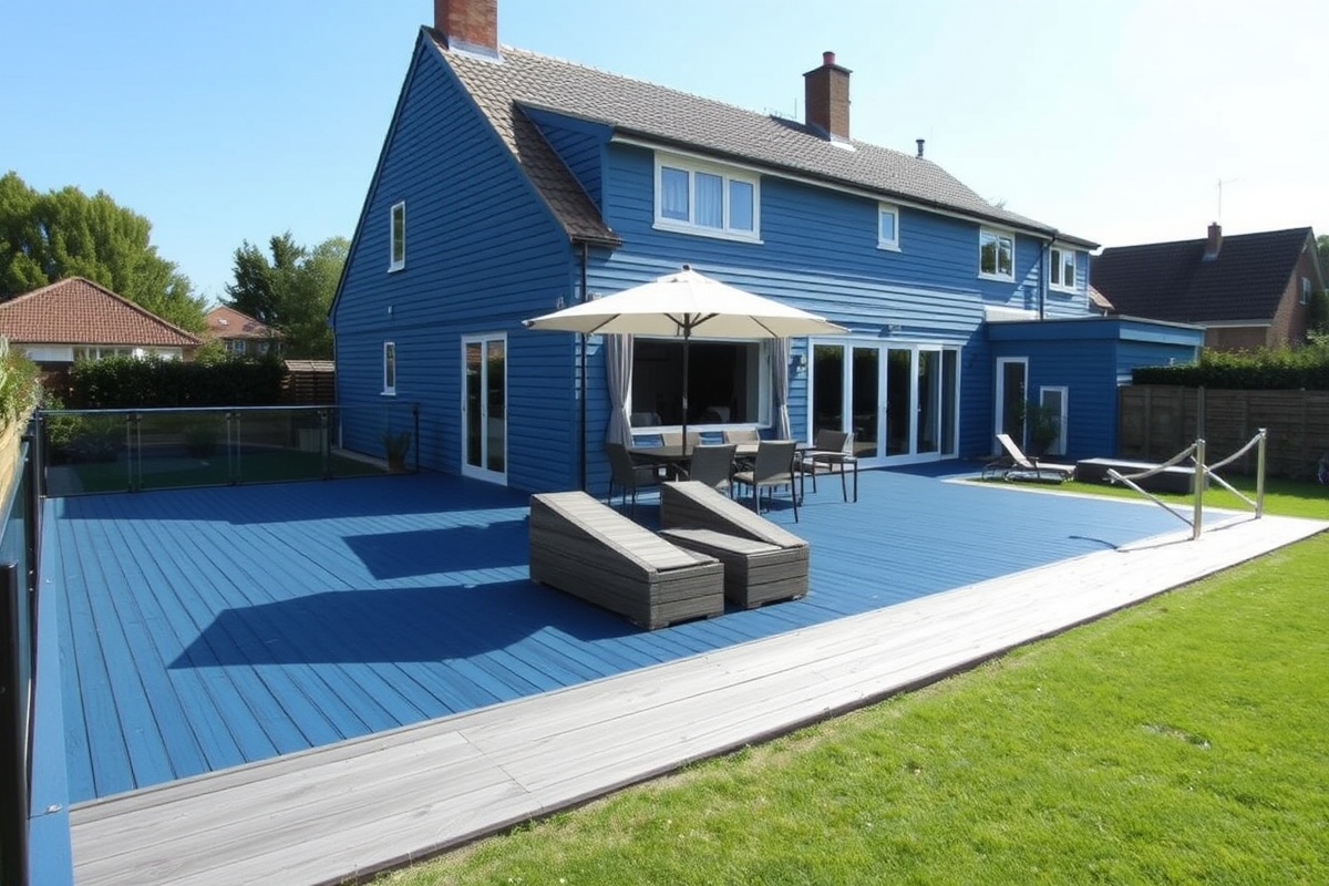 WPC Aqua Blue II: The Ultimate Decking Solution