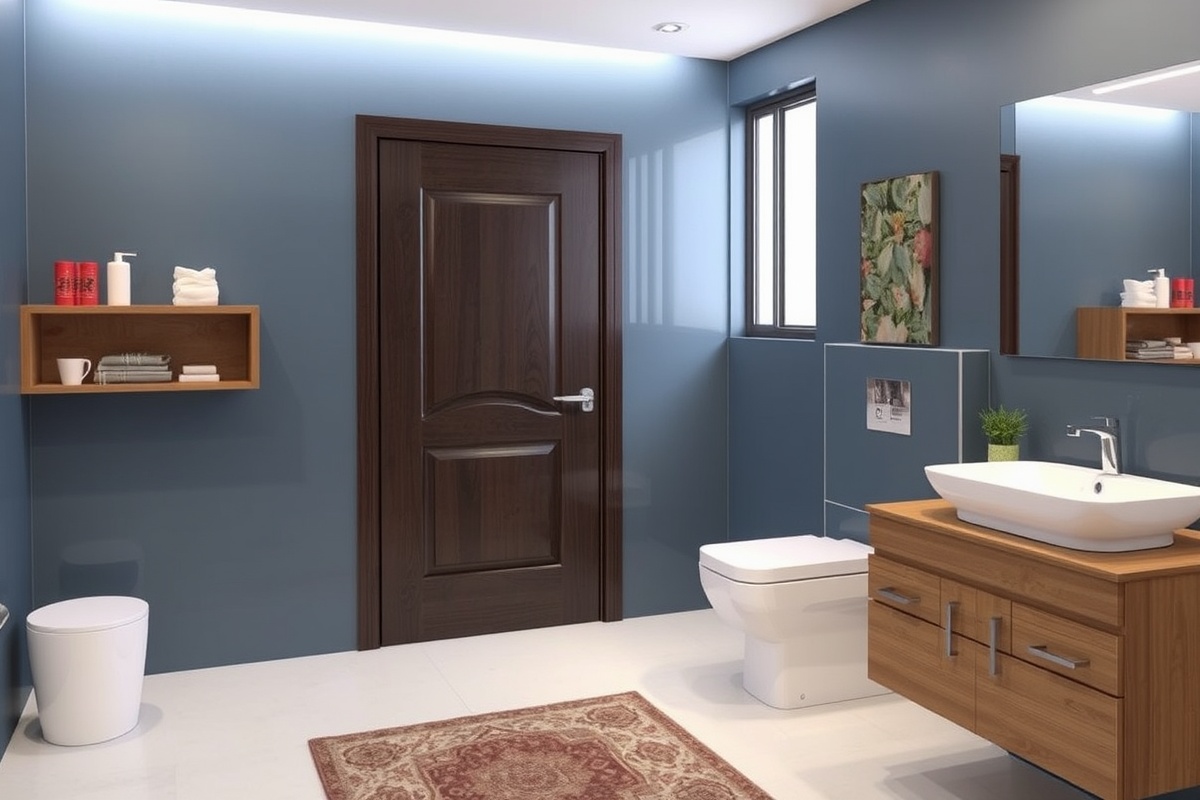 wpc bathroom doors online