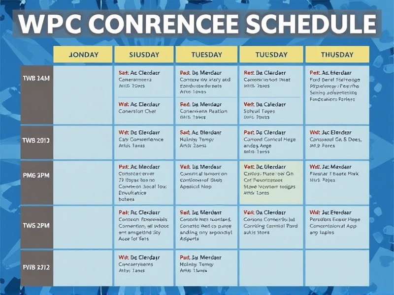 wpc conference schedule