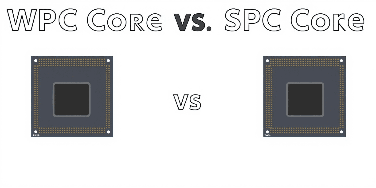 wpc core vs spc core