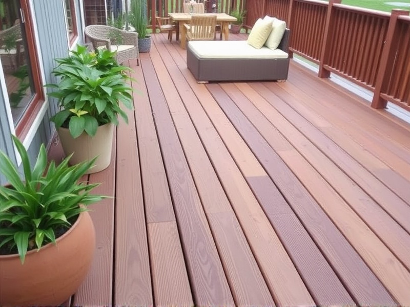 wpc decking 100 pecent plastic