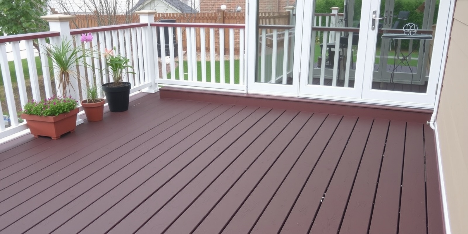 wpc decking 100 pecent plastic