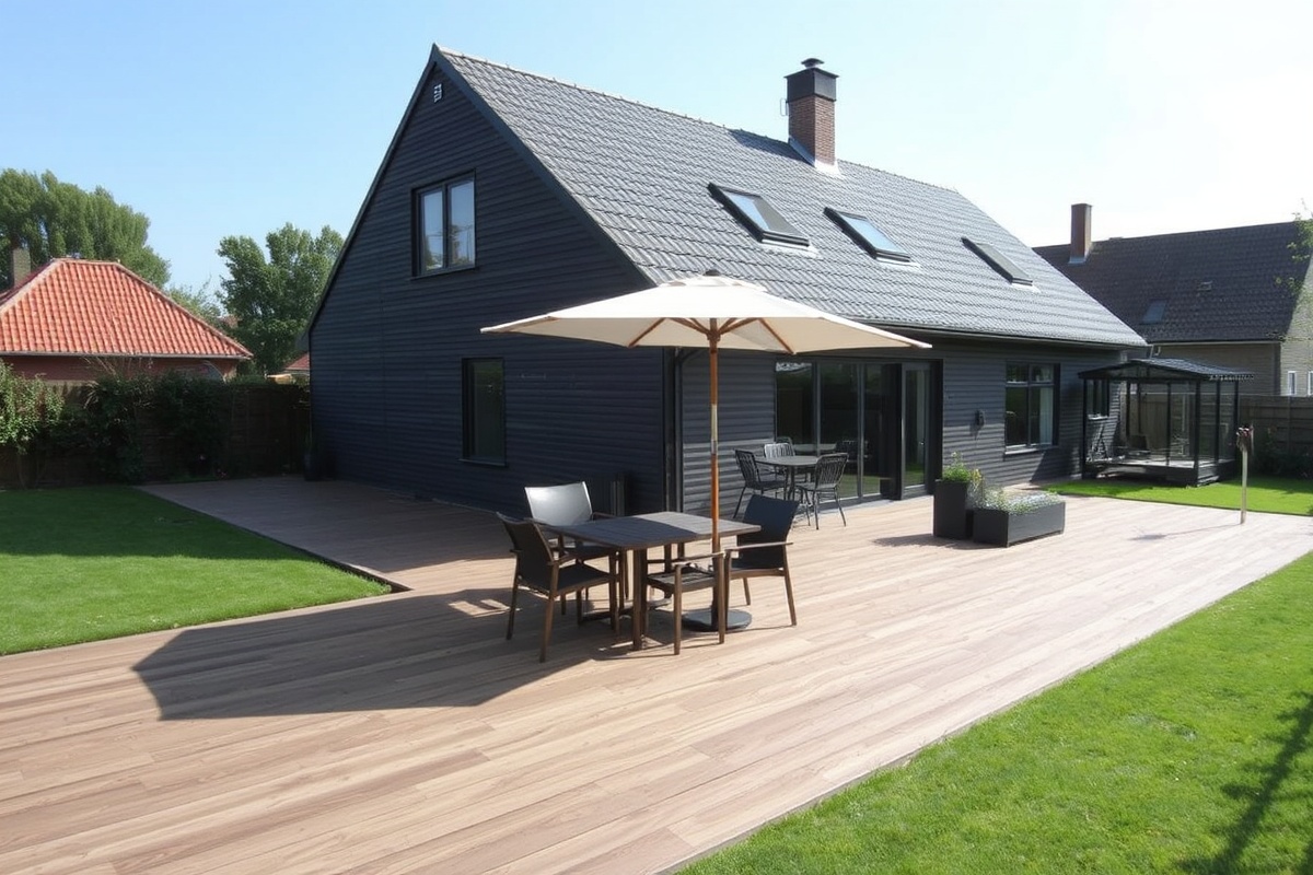 WPC Decking 40 cm Broad: A Sustainable Choice for Your Home