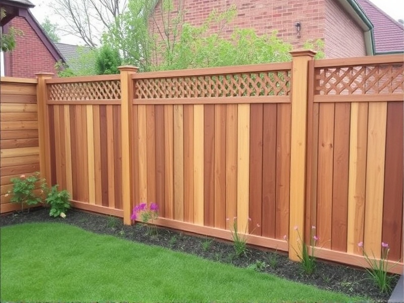 wpc decking fence