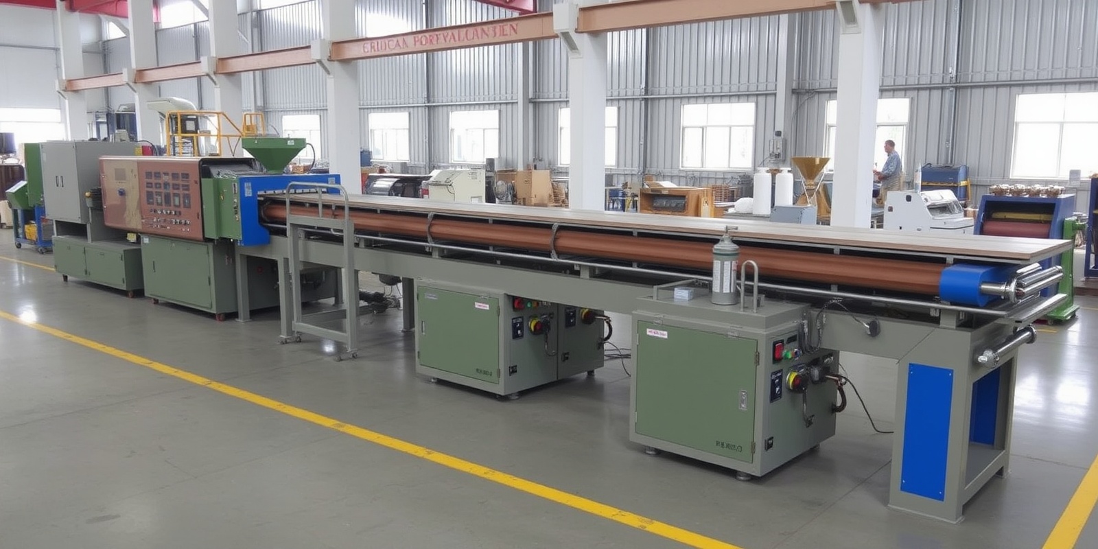 wpc decking line