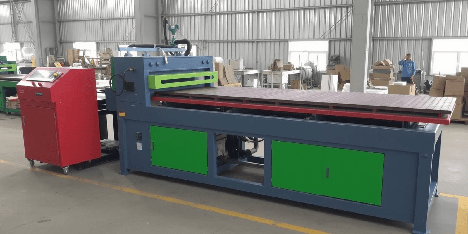 wpc decking machine