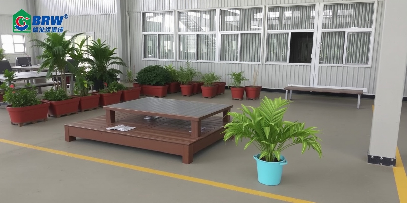 wpc decking outdoor factory