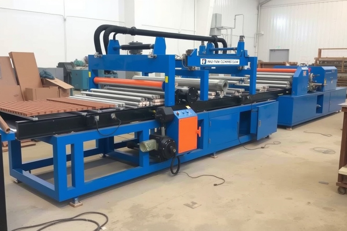 wpc decking production machine