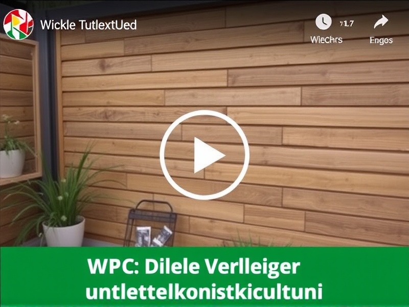 WPC Dielen Verlegen Ohne Unterkonstruktion YouTube Tutorial