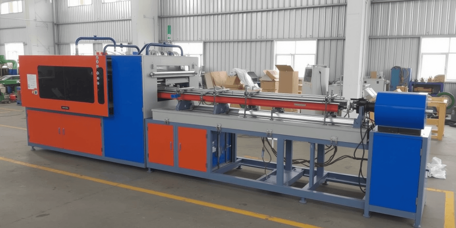 wpc door frame machine