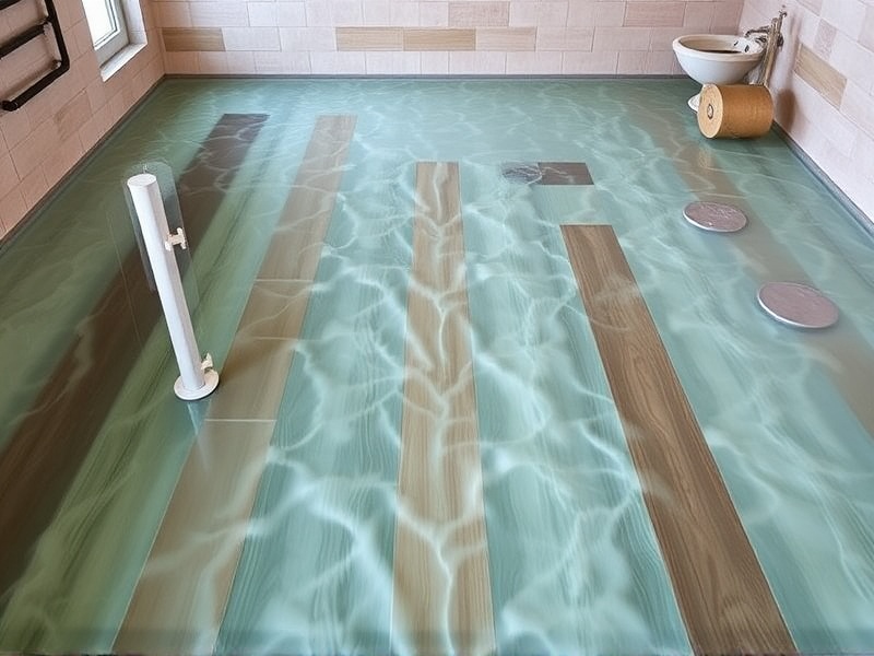 wpc floor can be re-installed after being submerged