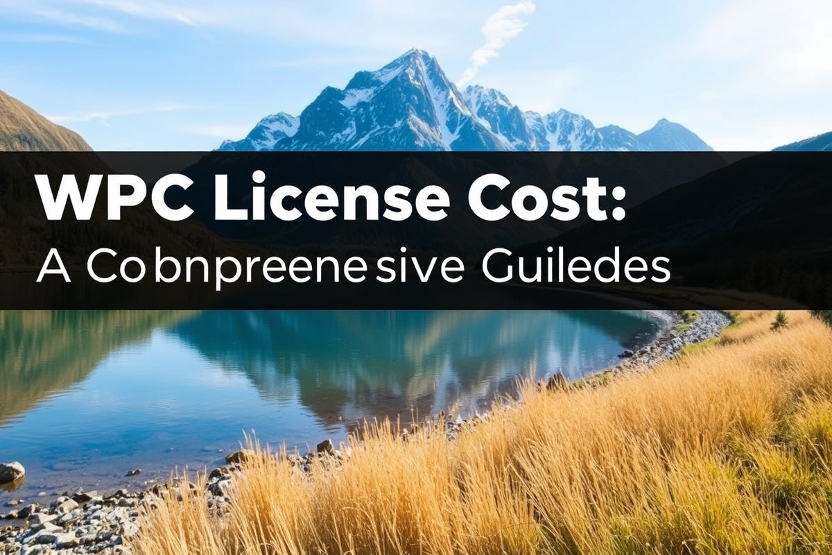 WPC License Cost: A Comprehensive Guide