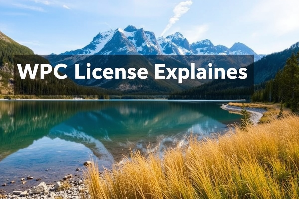 WPC License Explained: What You Need to Know