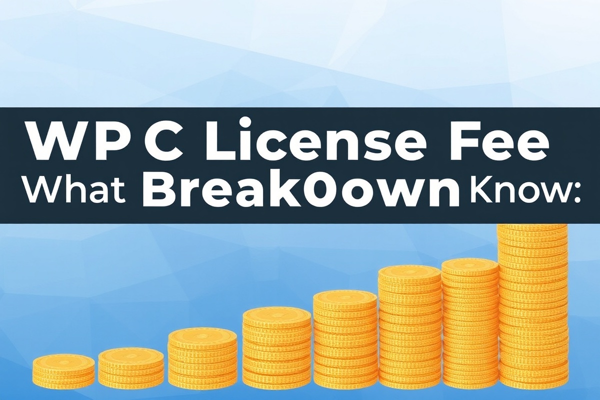 WPC License Fee Breakdown: What You Need to Know