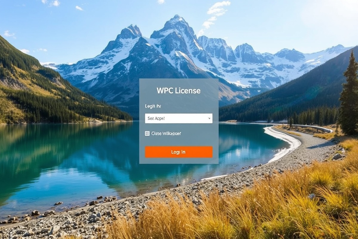 wpc license login