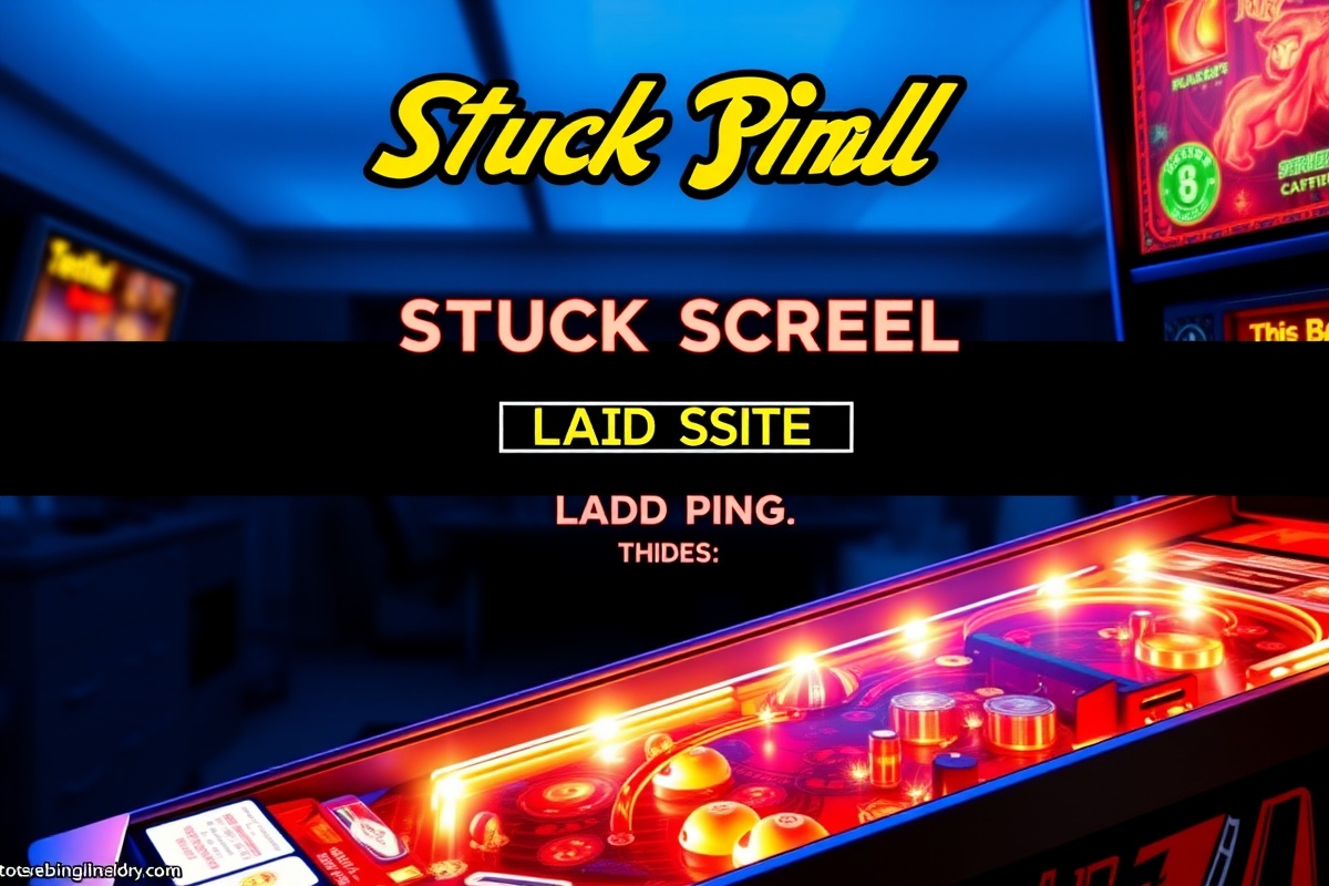 wpc loading screen.stuck pinball