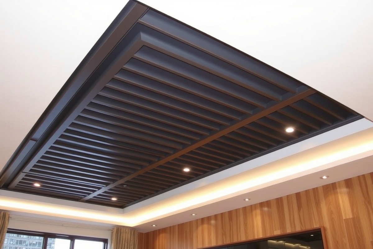 wpc louvers ceiling design