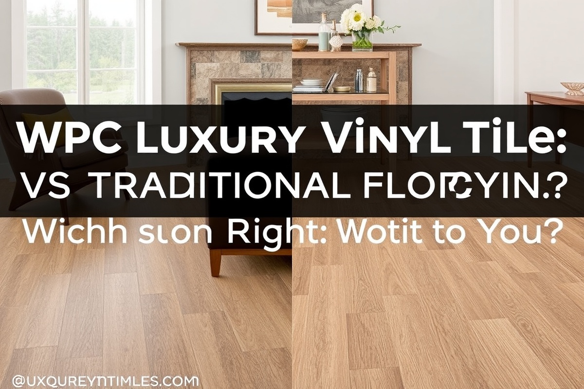 WPC Luxury Vinyl Tile vs Traditional Flooring: Which is Right for You?