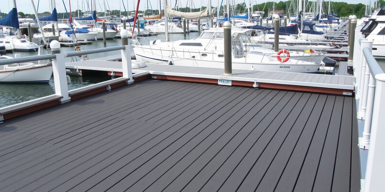 wpc marina decking