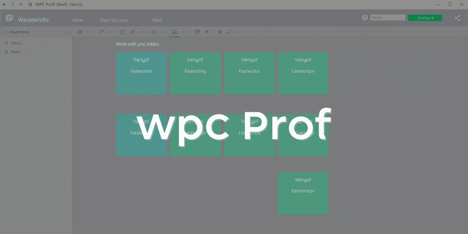 WPC Profi: The Ultimate Tool for Streamlining Work Processes