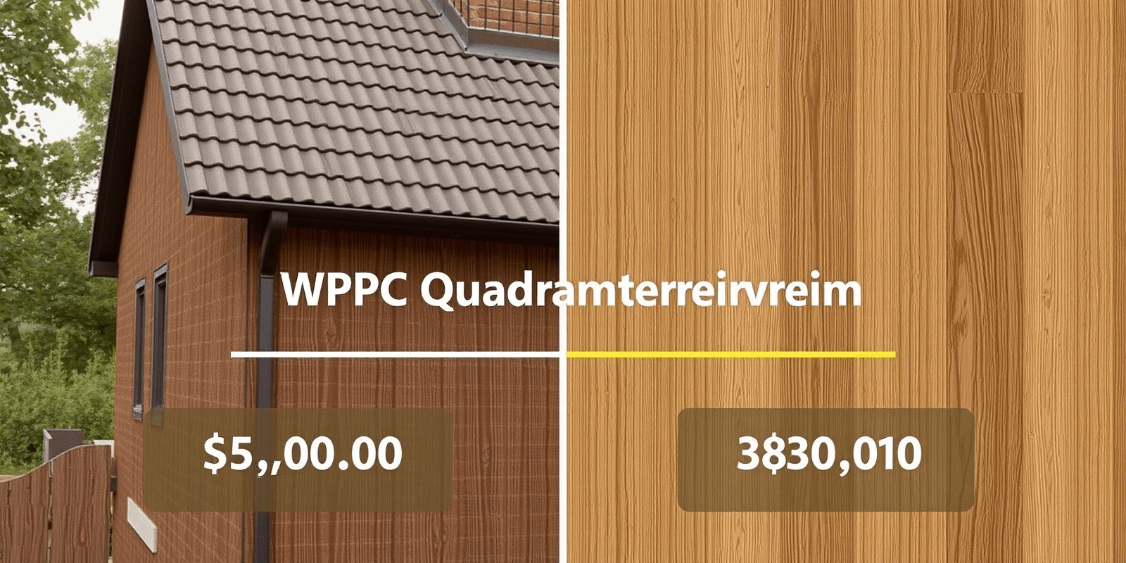 WPC Quadratmeterpreis vs Traditional Materials: Cost Comparison