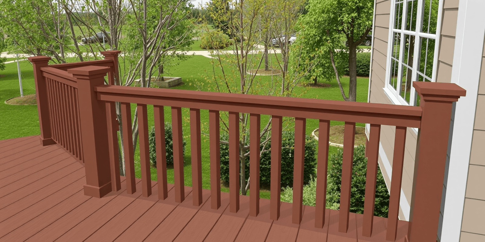 wpc railing design