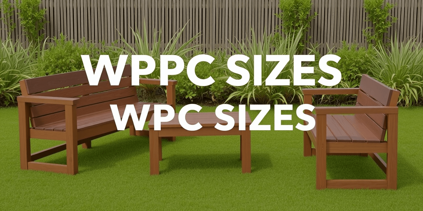 WPC Sizes: Key Considerations for Outdoor Furniture