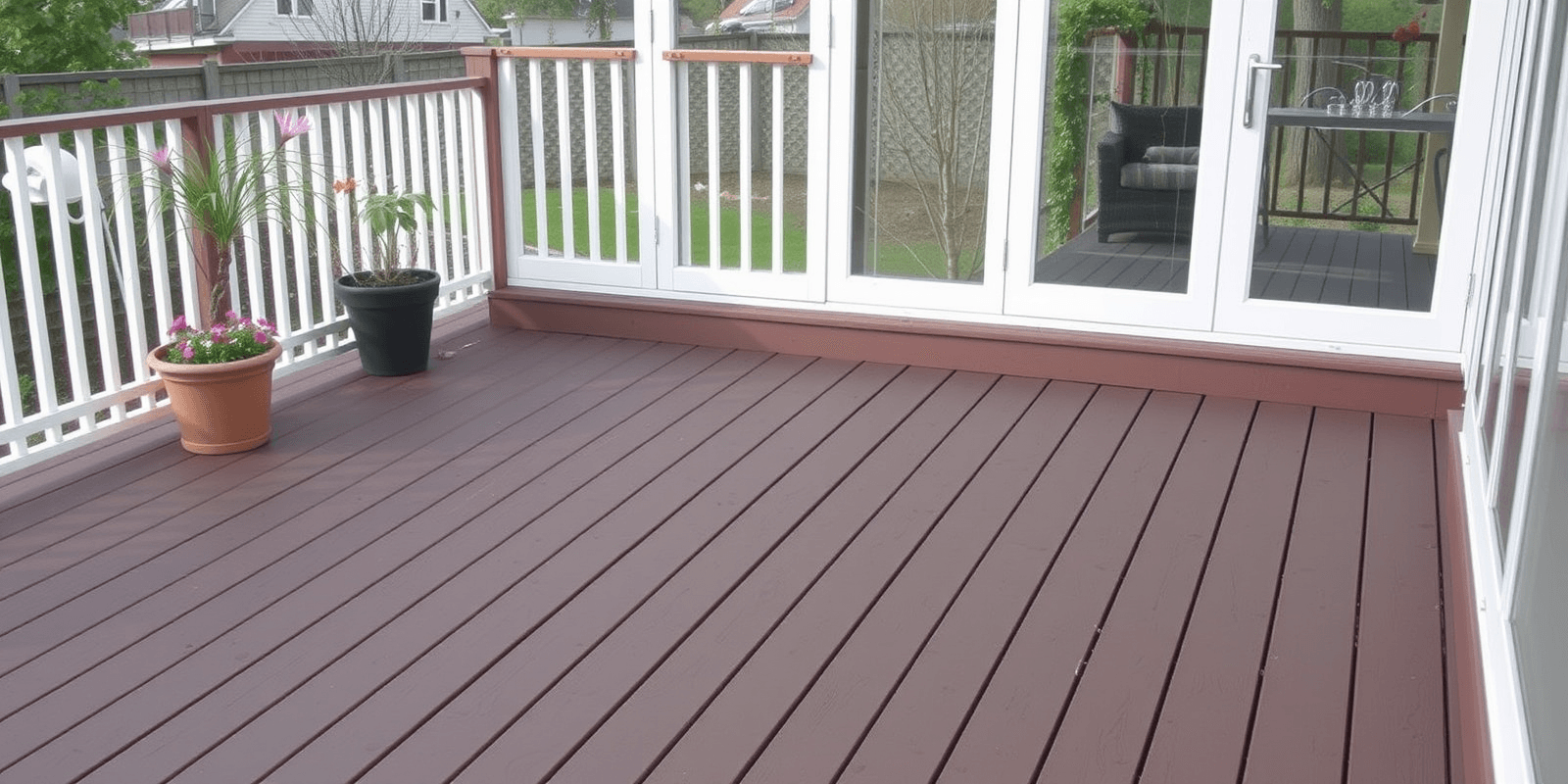 wpc solid decking