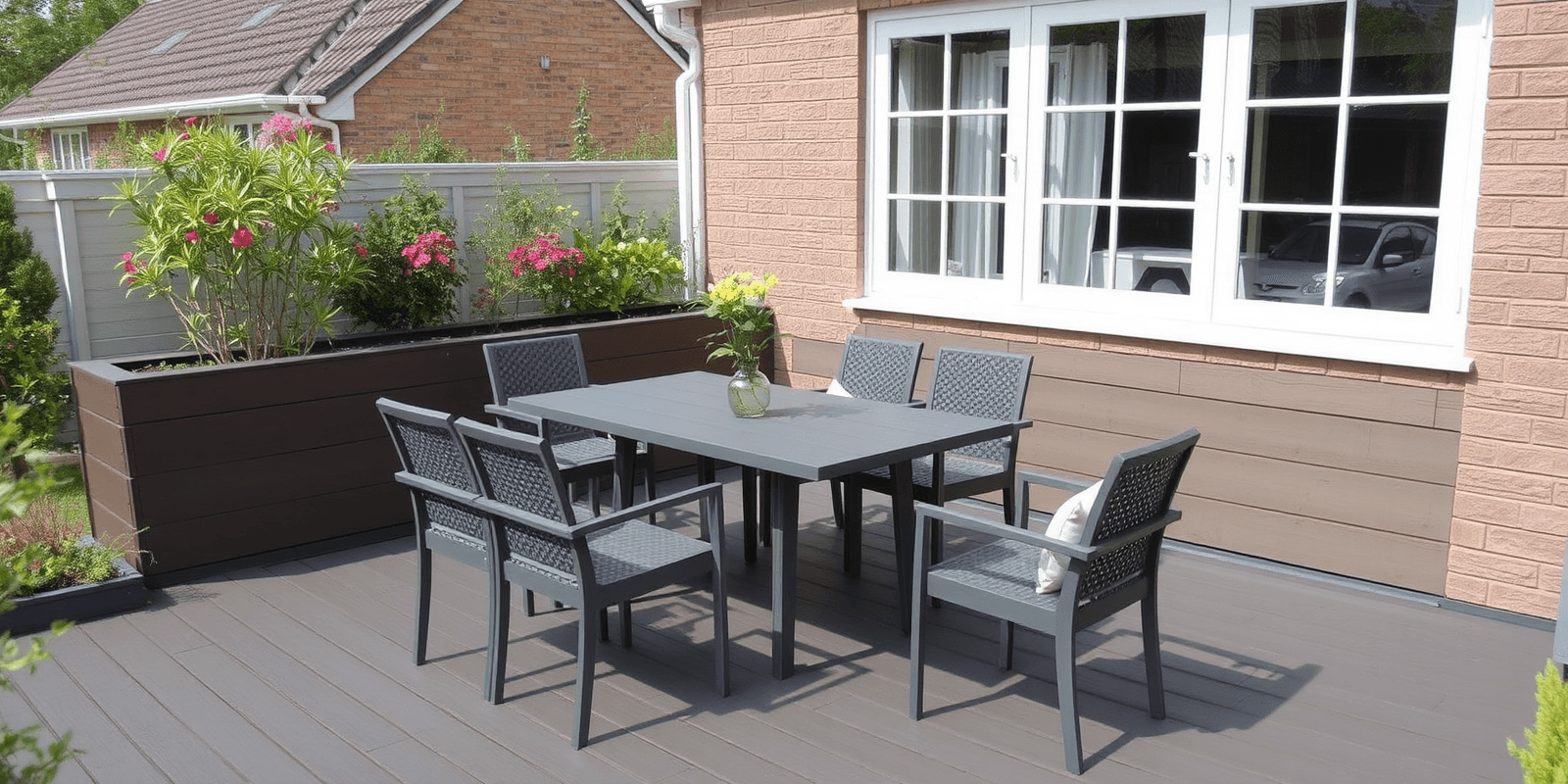 wpc terrasse komplett set