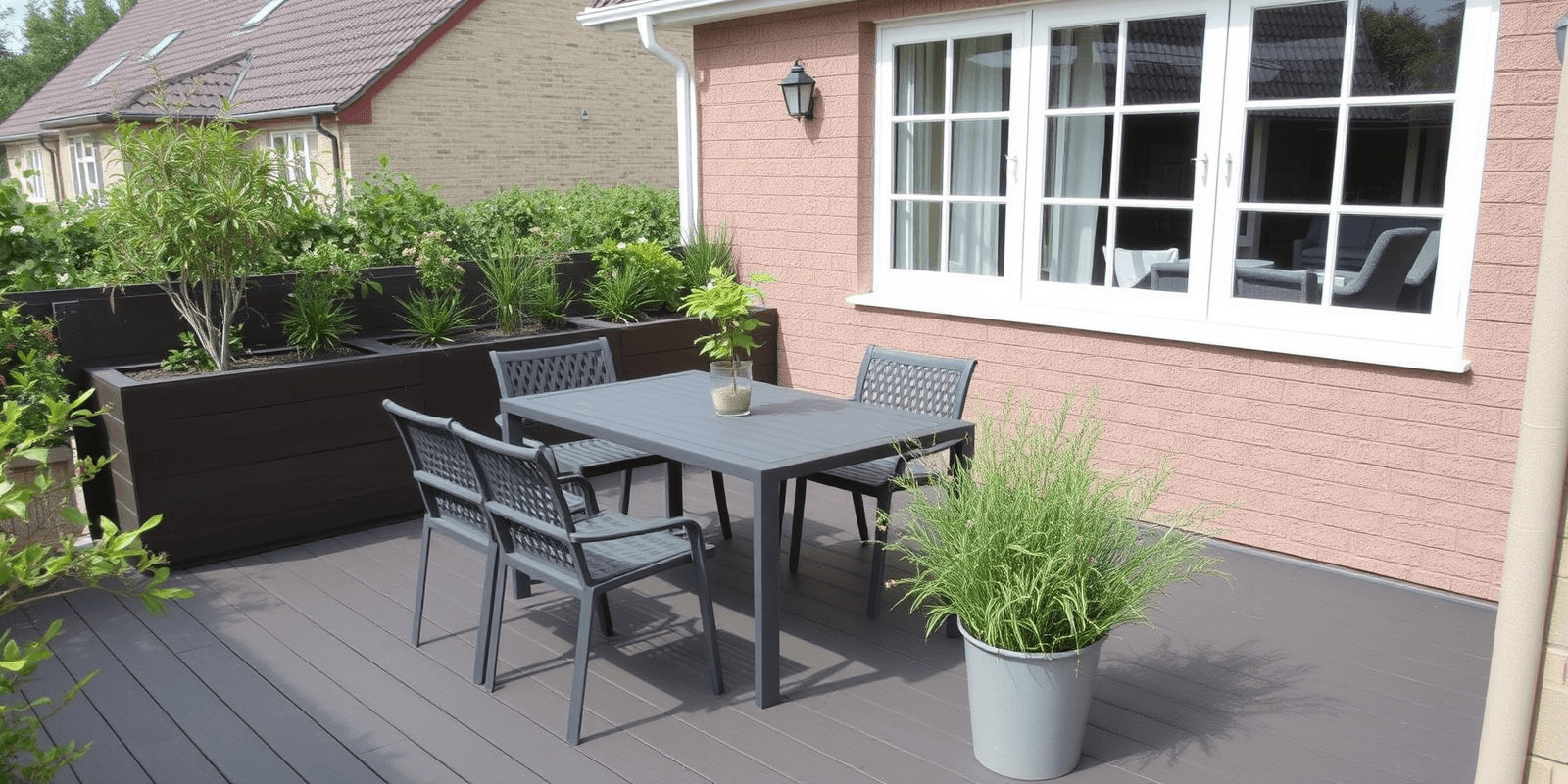 wpc terrasse komplettset