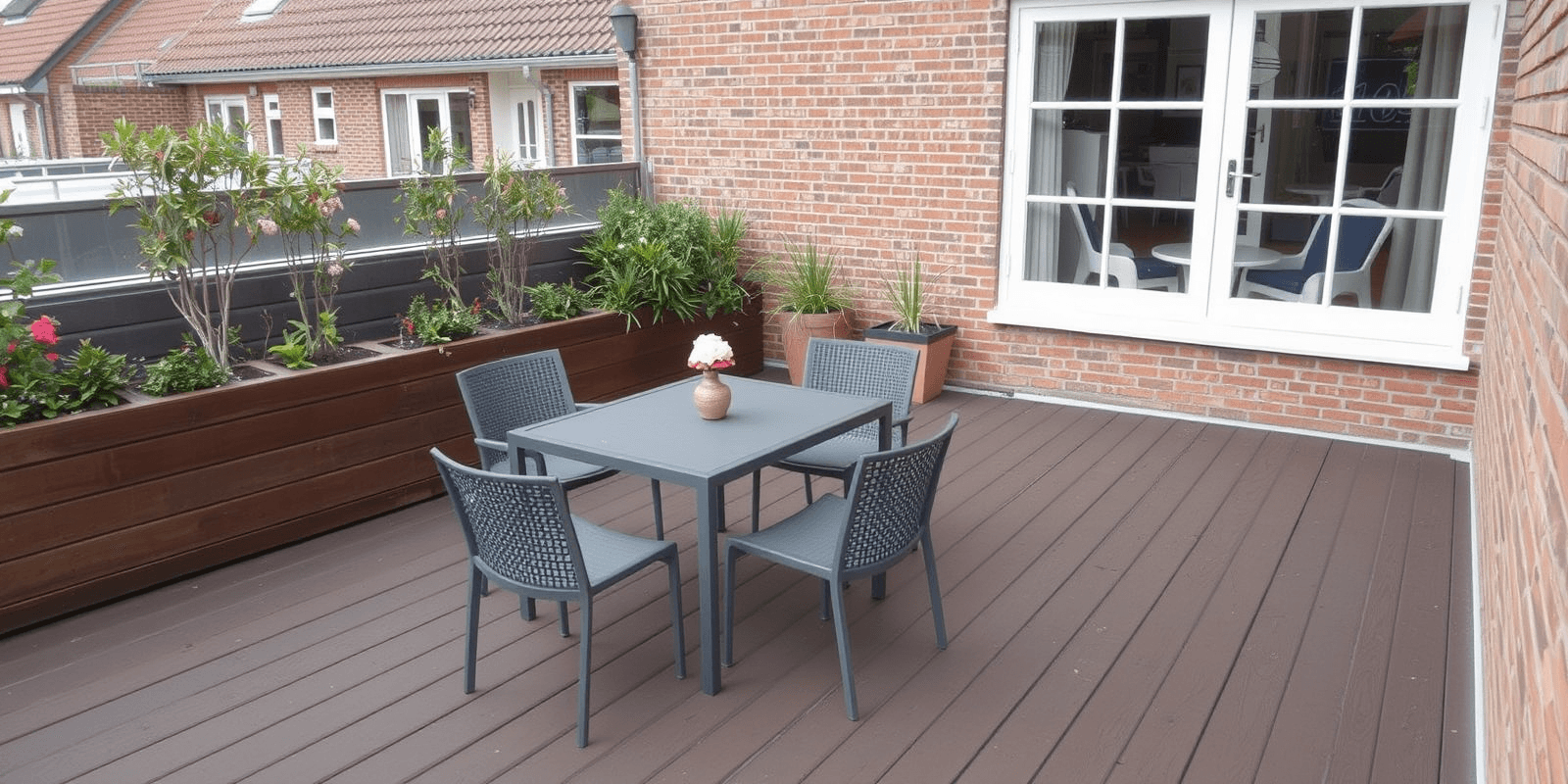 wpc terrassendielen befestigung