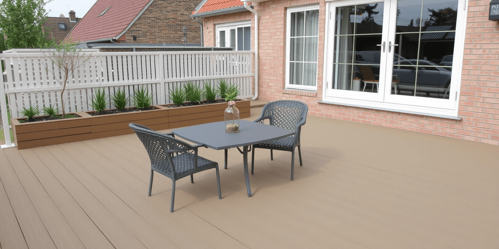 wpc terrassendielen beige