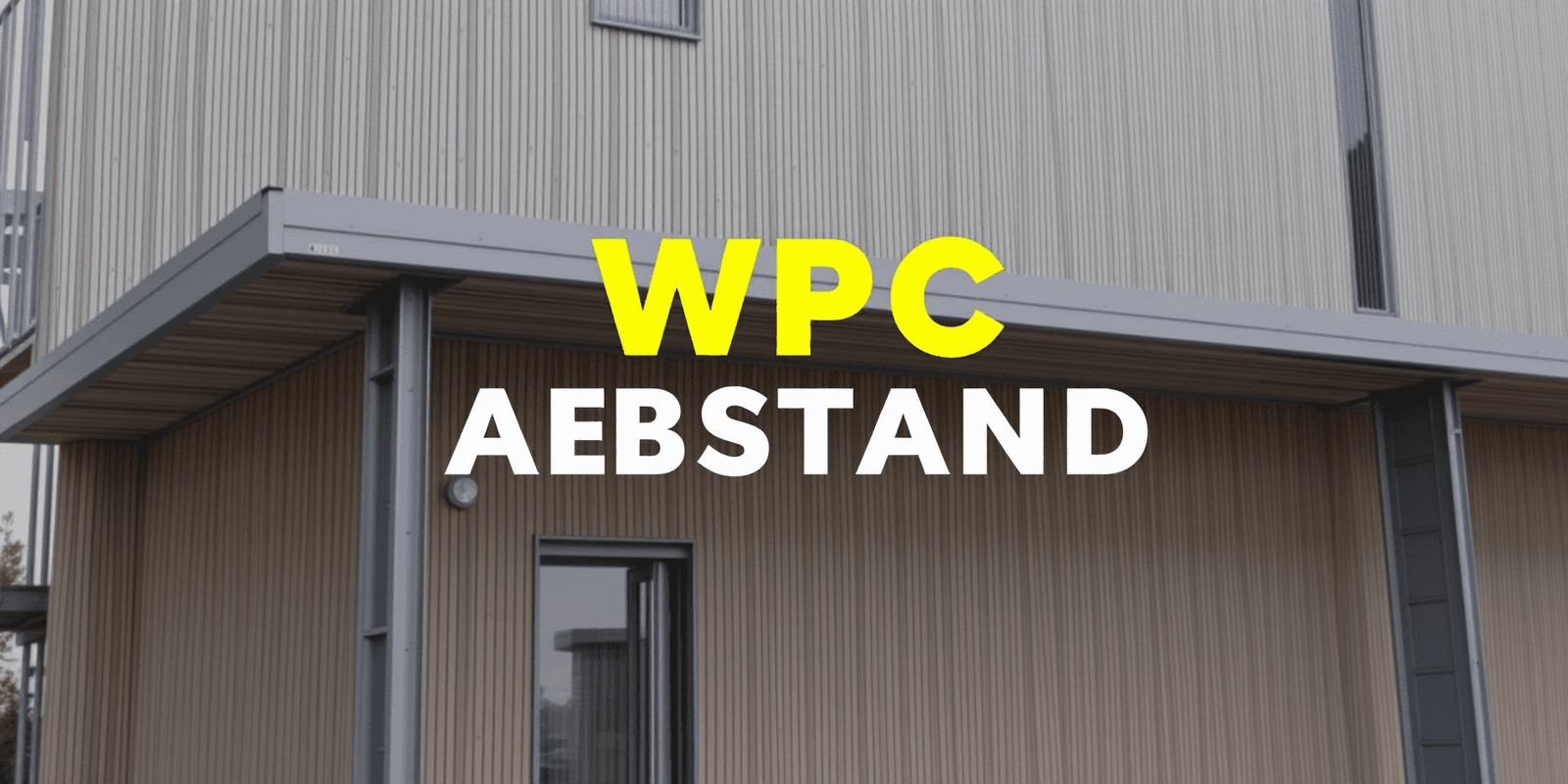 WPC Unterkonstruktion Abstand: Best Practices for Construction Professionals