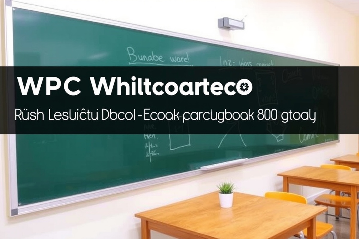 WPC Whiteboards: A Sustainable Choice for India’s Educational Sector