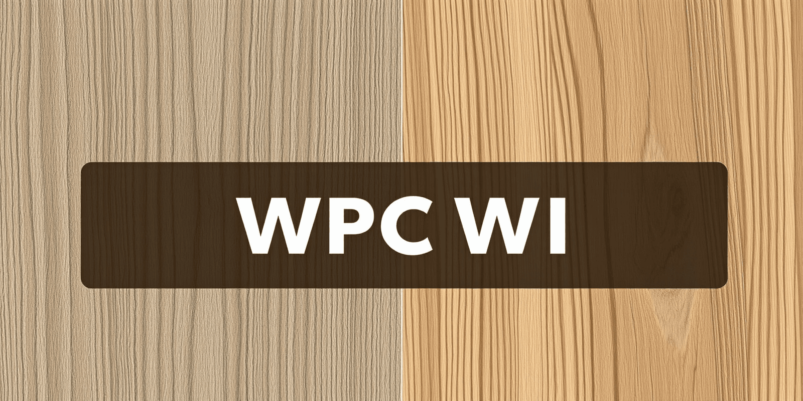 WPC WI vs Traditional Wood: A Comparative Analysis