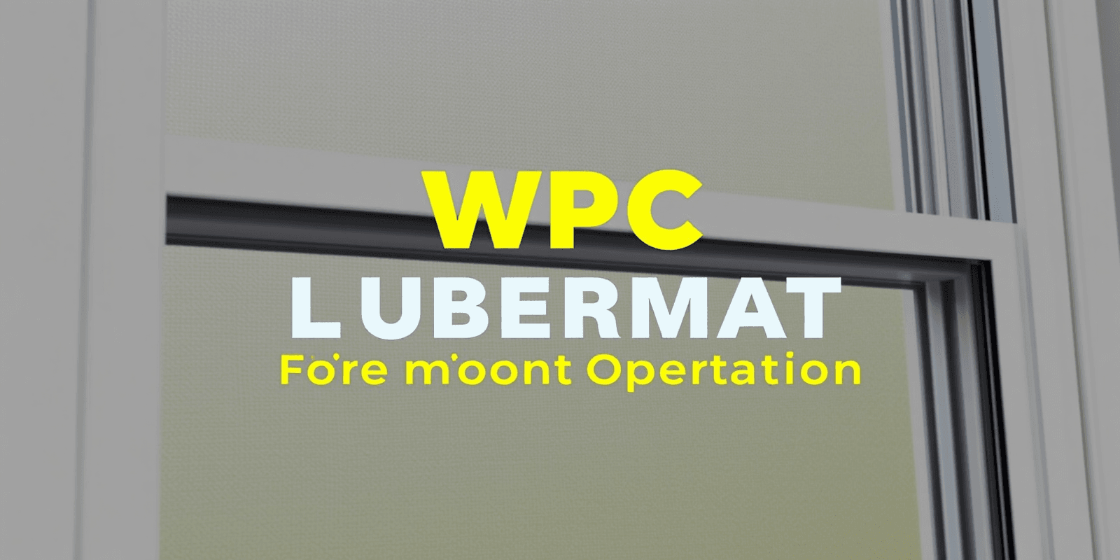 WPC Window and Door Spray Lubricant: The Ultimate Solution for Smooth Operation