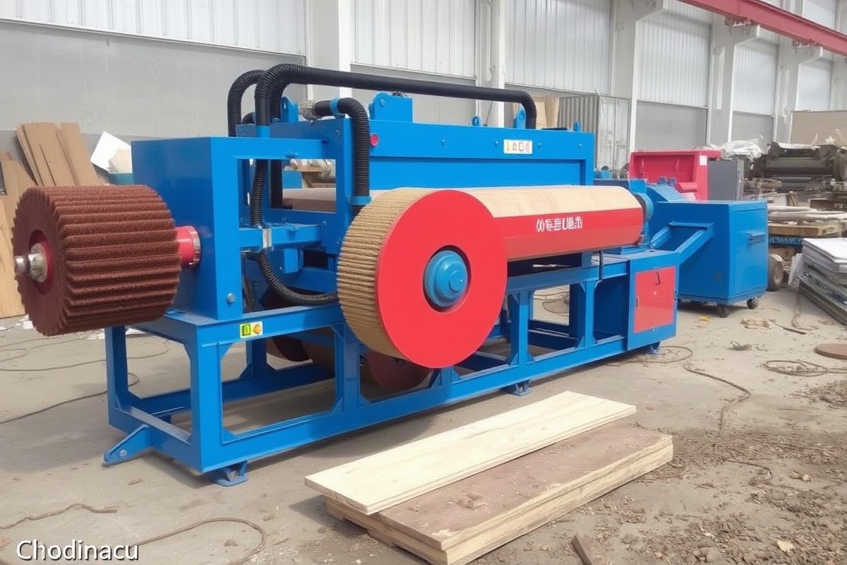 wpc wood brushing machine