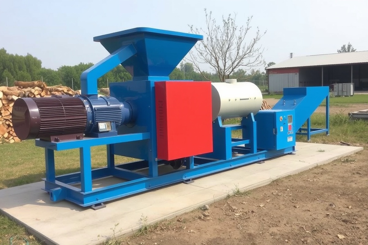 wpc wood pellet machine