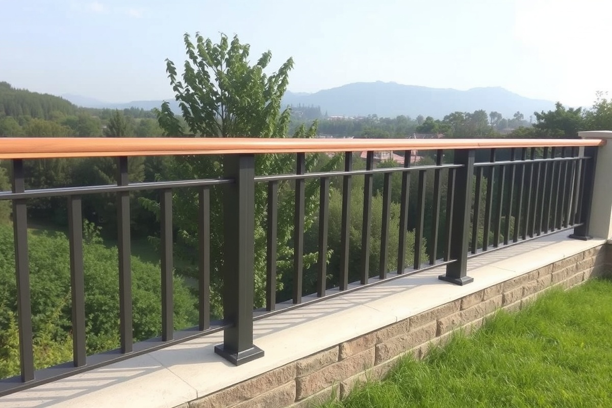 wpc wood plastic railing