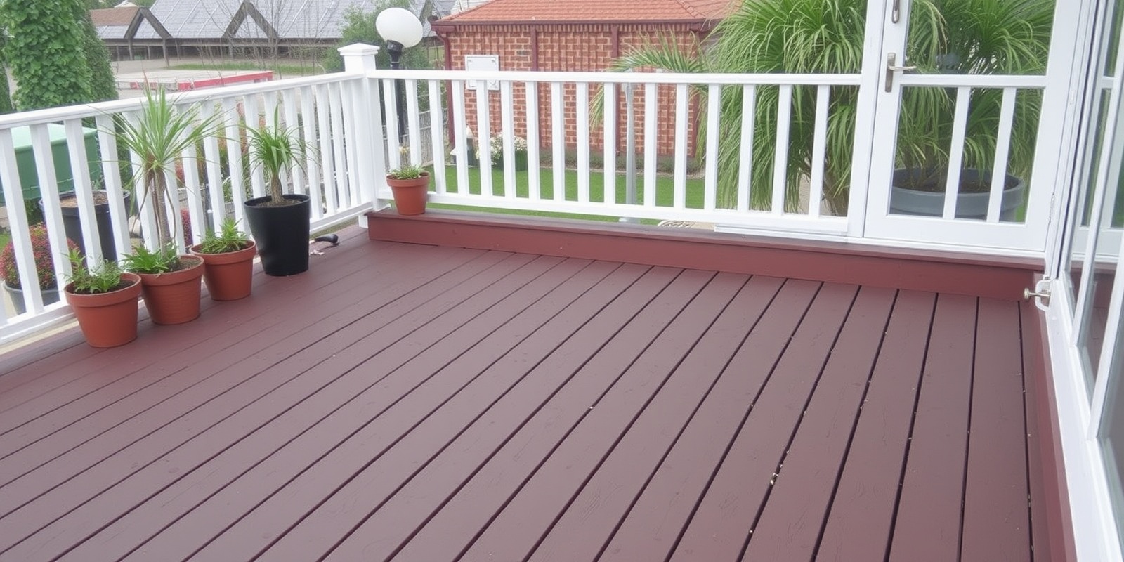 wpc wooden decking