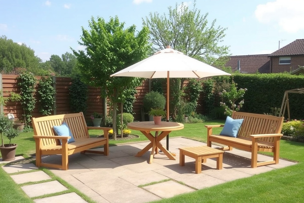 wpc wooden garden furniture