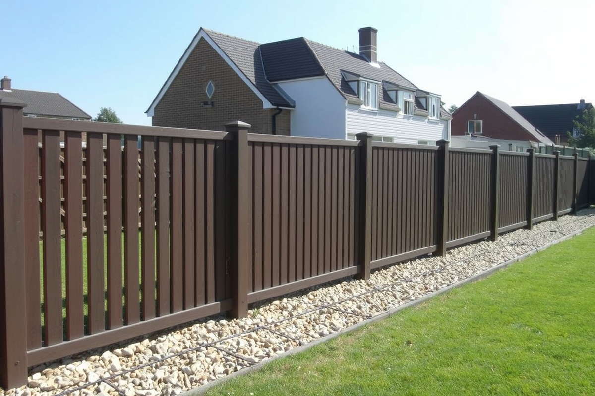 WPC Zaun Sand Fencing: Combining Style and Sustainability