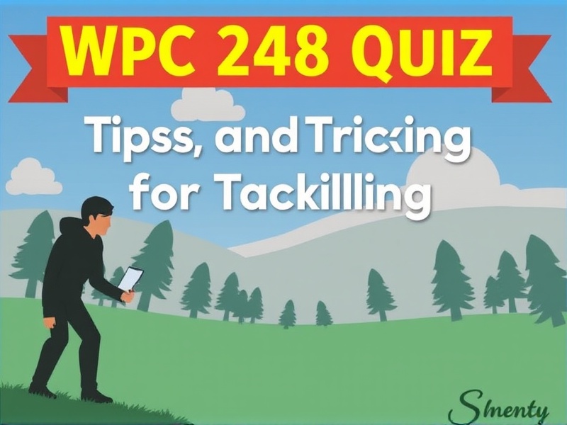 Tips and Tricks for Tackling WPC 248 Quiz 1