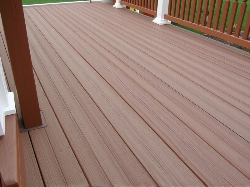 trex square edge capped composite decking board