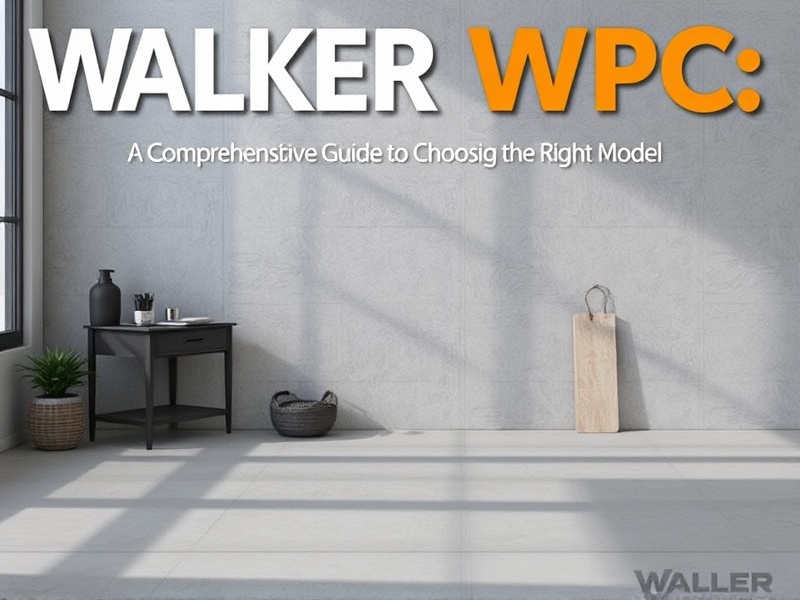 Walker WPC: A Comprehensive Guide to Choosing the Right Model